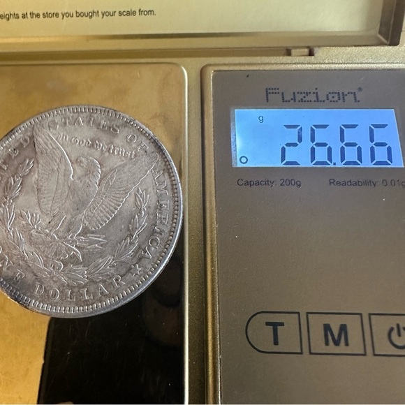 Vintage 1889 Morgan Silver Dollar – 90% Silver – U.S. Mint Collectible Coin - Picture 15 of 15